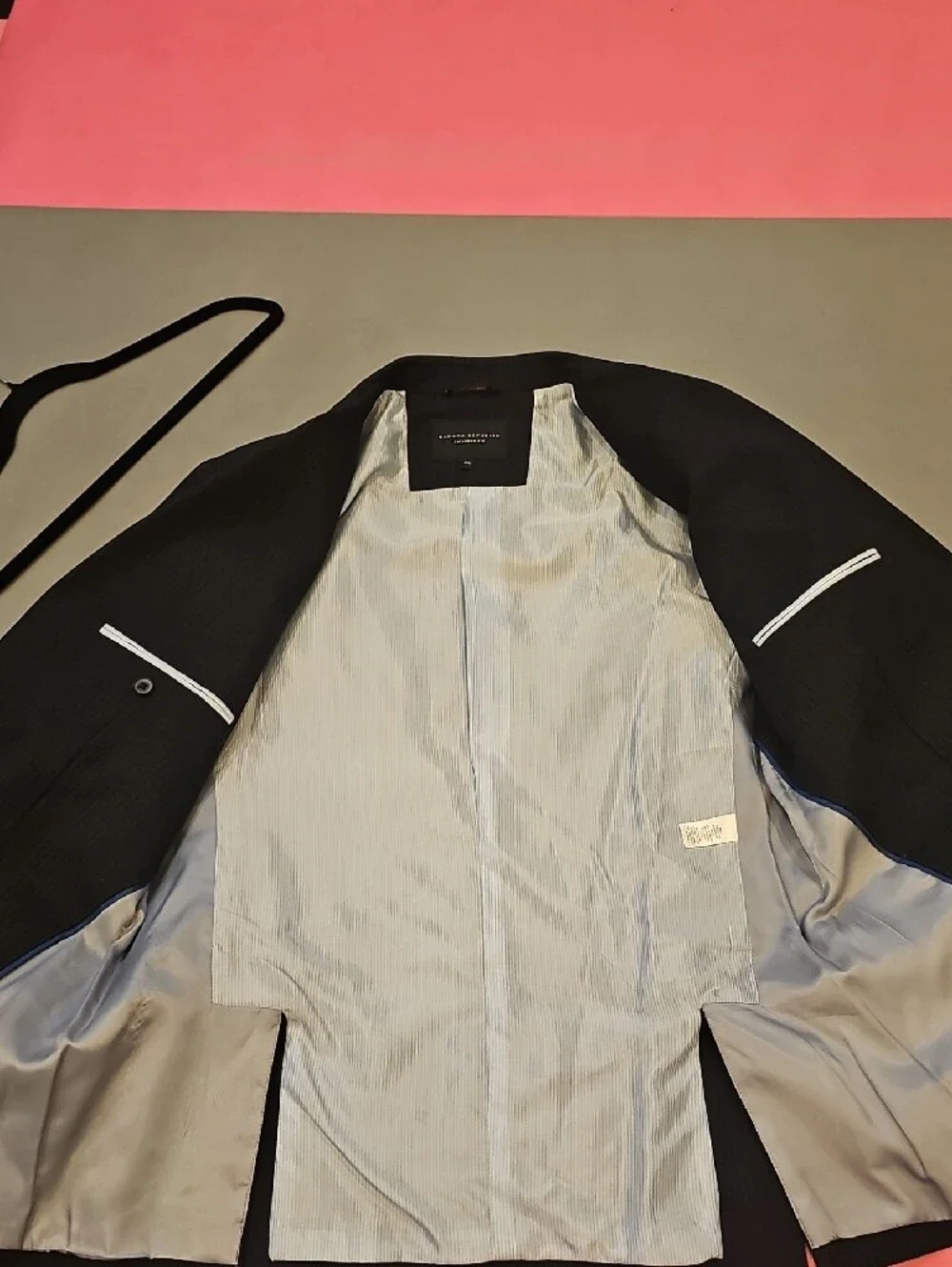 Banana Republic Men's Dark Pinstripe Blazer